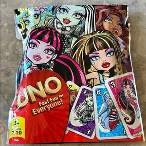 Monster High UNO Card Game. New.